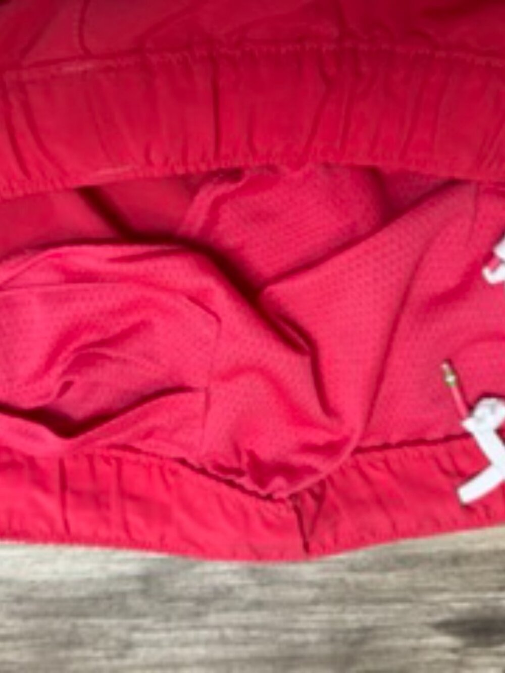 Adidas Pink Athletic Shorts – Size Medium – Lightweight – Drawstring + Hidden Po - Picture 4 of 5